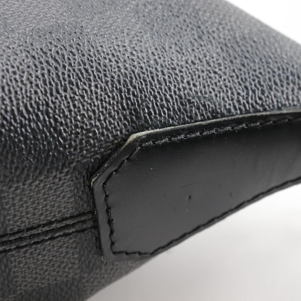 Louis Vuitton Mick PM Shoulder Bag N41211 Black Damier Grafitto Canvas Mens Used