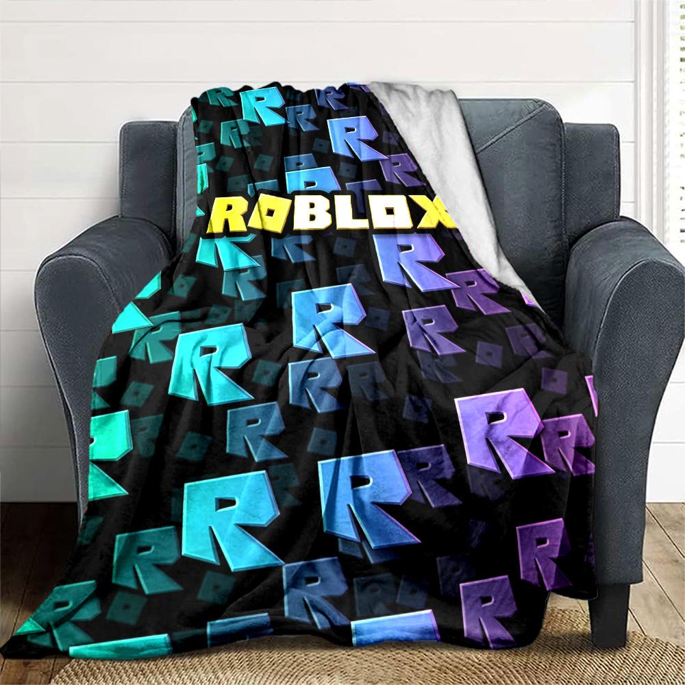 Roblox Blanket Soft Warm Cozy Great for Seaside Office Chair Couch for All Occasions Modern Style Ideal Gift for Friends Family Couples Picnic