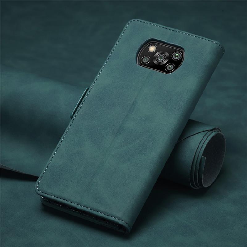 Магнитный кожаный чехол-книжка с подставкой и кошельком для Xiaomi Redmi Note 12 Pro 11 11s 10 10s 12C 10C Poco X5 X3 X4 Poco M4 M3 Pro