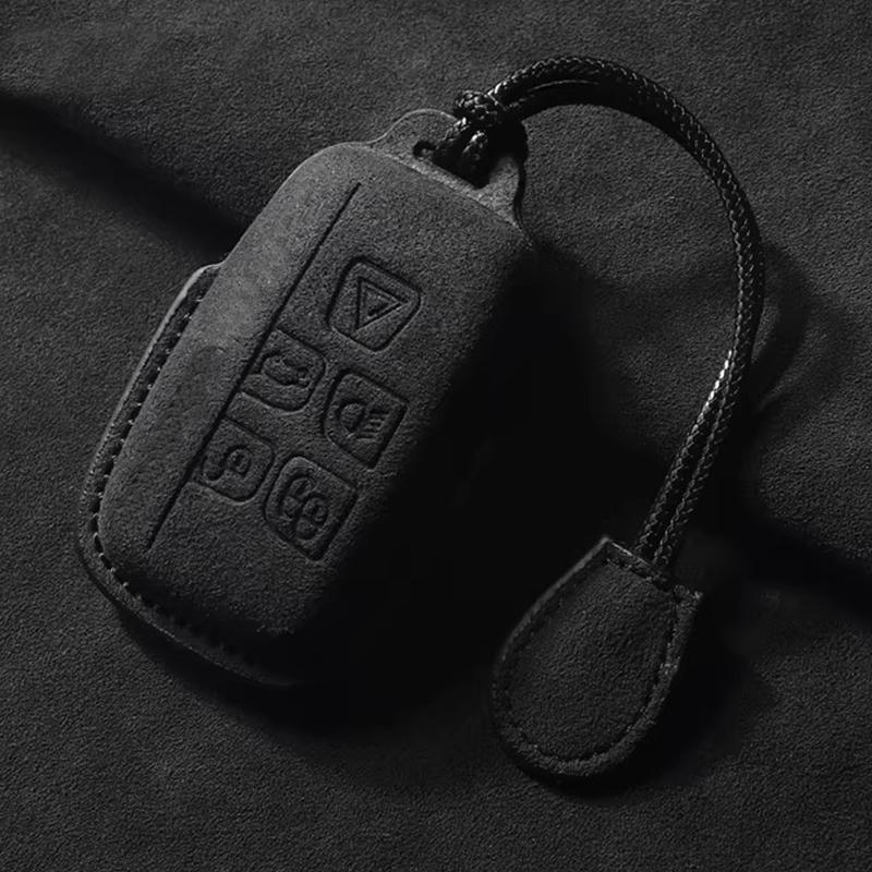 Чехол-защита для автомобильного ключа из замши и искусственной кожи Для Jaguar XE XF XJ F-type F-pace E-pace Защита для брелока-гитары
