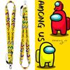 Beoms Company Among Us Strap Strap Character Student ID Name Tag Name Card Case Employee ID Necklace Card Storage Name Card, Yellow