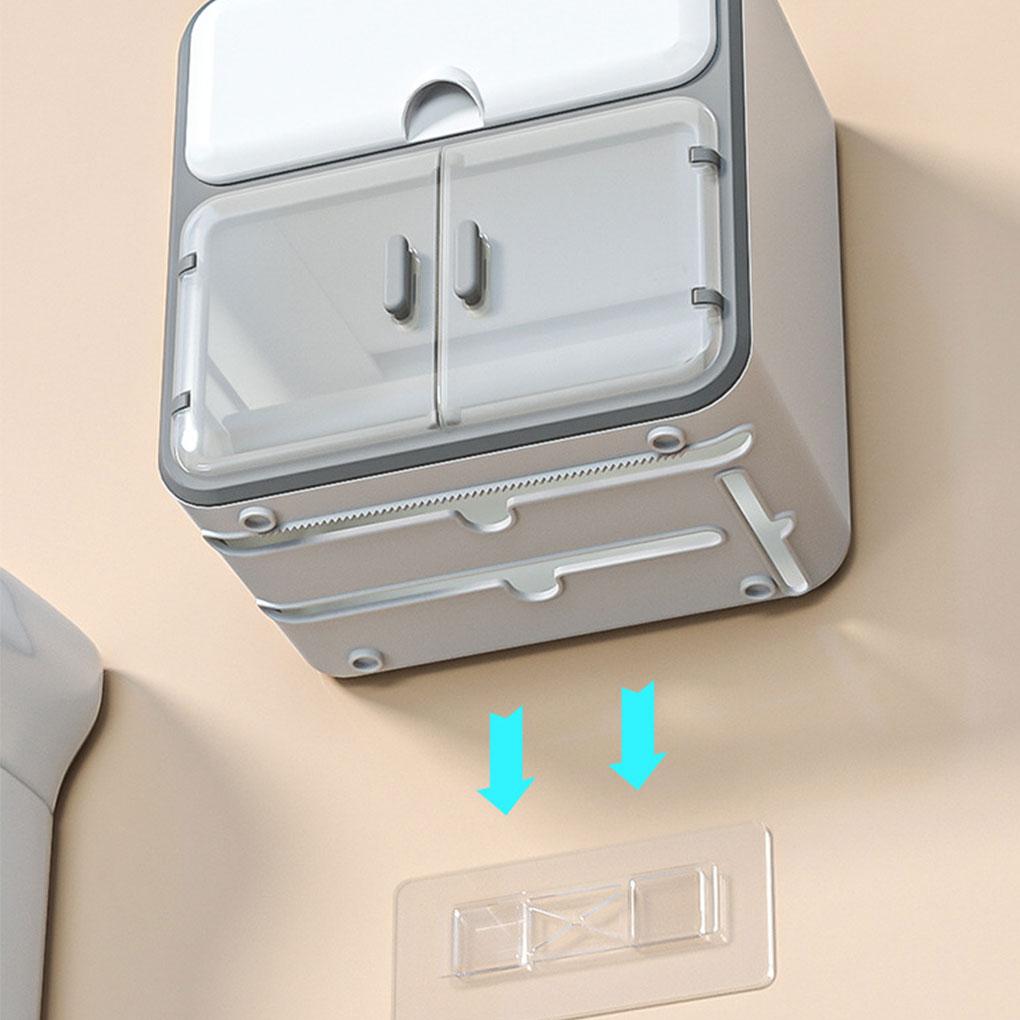 Прозрачный ящик для хранения для ванной комнаты, сильная несущая способность, органайзер для хранения в ванной комнате