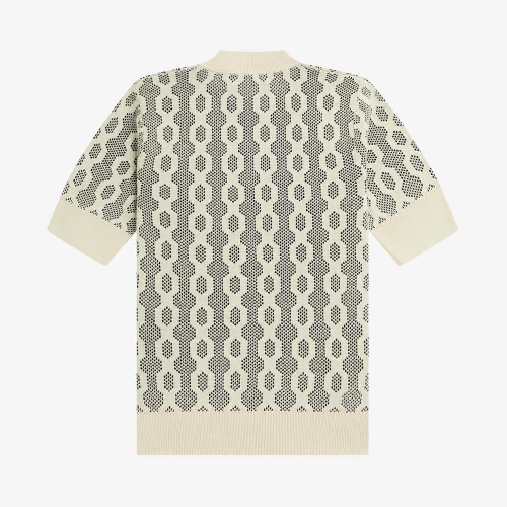 Fred Perry [womens] Open Knit Short Sleeve Merino Wool Knit  691  Afpf2417116 691