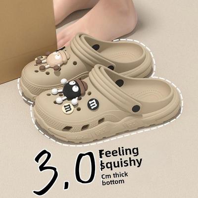 Женские летние сандалии EVA Baotou Soft на толстой подошве с нескользящей подошвой 2024 года