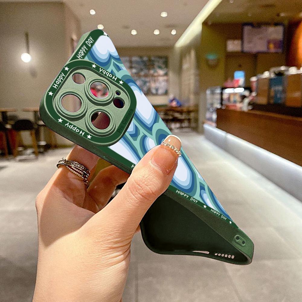 Чехол для телефона iPhone Samsung Huawei Honor Xiaomi Redmi OPPO Realme Vivo с рисунком, мягкая резина, полное покрытие, защита камеры, дизайн корпуса
