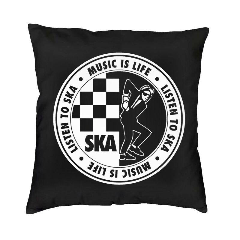 Modern Reggae Pop Music Ska Sofa Cushion Cover Velvet Throw Pillow Case Home Decor Pillowcase