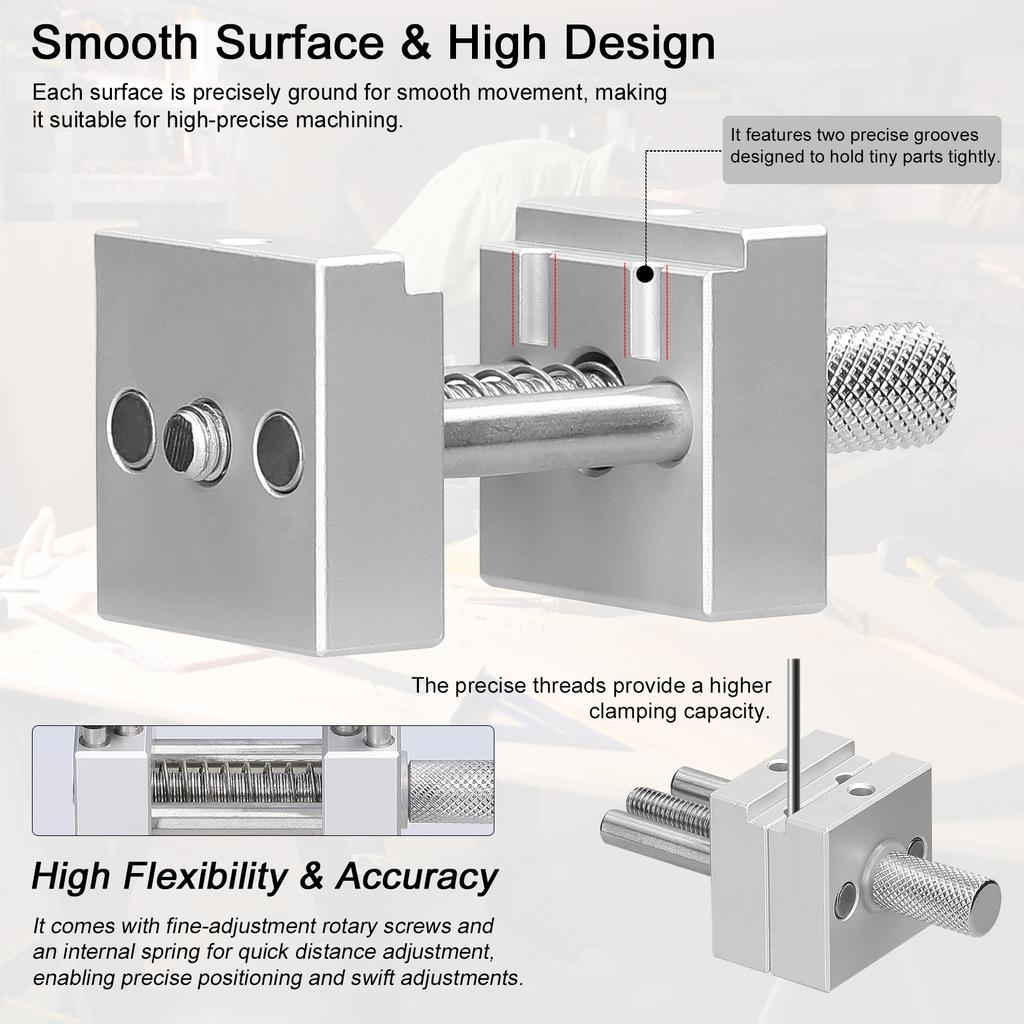 Многофункциональные тиски Инструменты для рукоделия Регулируемые настольные тиски 304 Нержавеющая сталь Верстачные тиски Универсальные запчасти для электроинструментов Новые