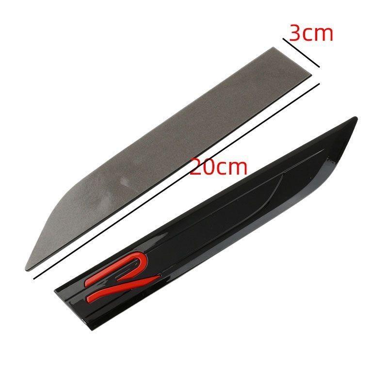 2 шт. новый значок R Blade эмблема для GOLF 7 8 GTI Magotan B8 Passat автомобиль крыло логотип наклейка