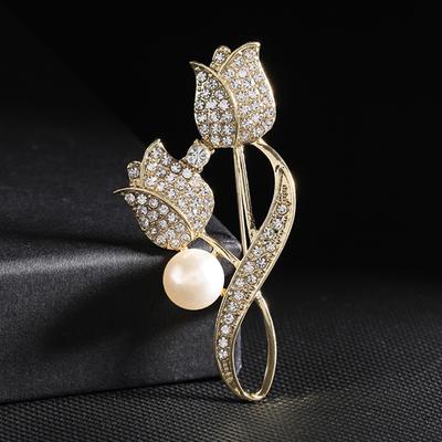 Брошь из сплава для ушей, High-end Sense, High-end Chest Flower, High-end Coat, Suit Brooch