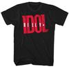 Billy Idol Logo Black Adult T-Shirt Tee Holiday Casual Short Sleeve Tee Top Loose T-shirt All-purpose T-shirt for Women and Men