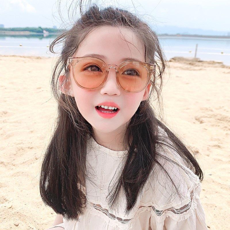 Cute Retro Baby Sunglasses - UV Eye & Sun Protection Metal Frames