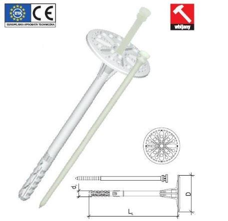 Insulation Pin Plastic Pin 10*100/110Mm - 2 Sto - Li 10*100