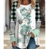 2025 Autumn & Winter Women's New Casual Crew Neck Long Sleeve Top 3D Teddy Bear Pattern