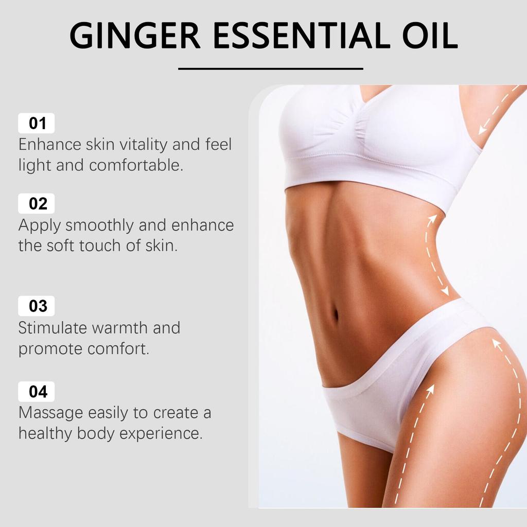 SOUTH MOON Ginger Care Essential Oil Full Body Massage Moisturizing and softening Skin Daily Body Care Oil 10ml