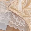 Plus Size Women Hollow Out  Lingerie Briefs Underpants Cotton Underwear Lace Panties Thin