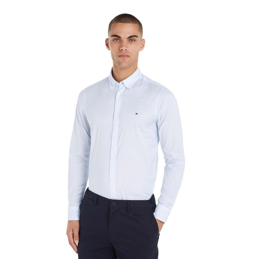 Tommy Hilfiger Mens Micro Foulard Flexible Shirt