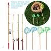 Landscape Fairy Garden Scene Model Fish Pole Trammel Net Doll Accessories Miniature Fishing Rod