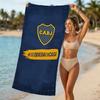 Beach Towel with Club Atlético Boca Juniors Pattern - soft,absorbent,machine washable Lightweight&Modern,swimming,Travel Essentials