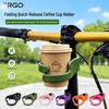 Folding Bike Cup Holder for Water, Coffee, and Tea - Fits Brompton, Dahon P8/P10