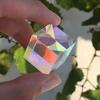 RGB Combiner Splitter Optical Glass X-cube Dichroic Cube Magic Prism Cube Rainbow Color Prism Cubes