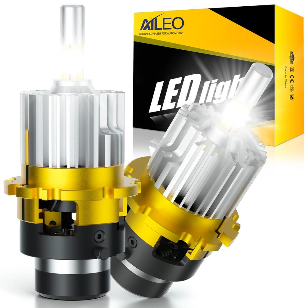 AILEO 3D D2s D2R LED Car Car 8 Высокая яркость Взрывоопасный автомобильный осмотр Светящийся цвет 6500K Нет дополнительных деталей Интегрированный Простой Plug Play Идеальный светодиод