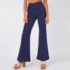 Spring Fashion Corduroy Flared Wide Leg Pants Women's Street Solid Colour Casual Pants