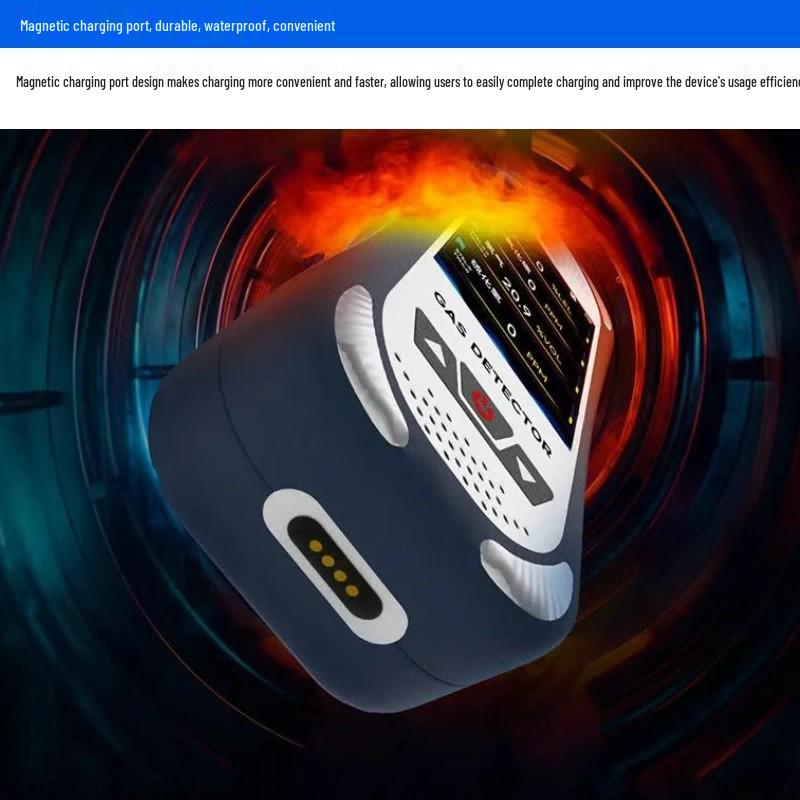 Six-in-One Portable Gas Leak Detector with Anti-Fall Alarm