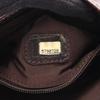 Used CHANEL Shoulder Bag leather Brown Used Women