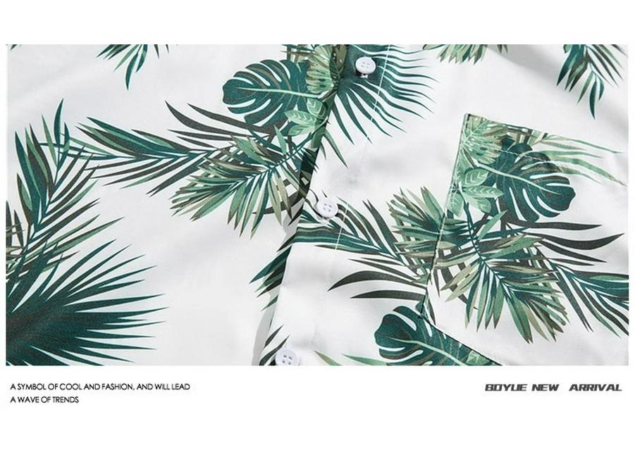 Men's Hawaiian Vacation Beach Shirt and Shorts Set