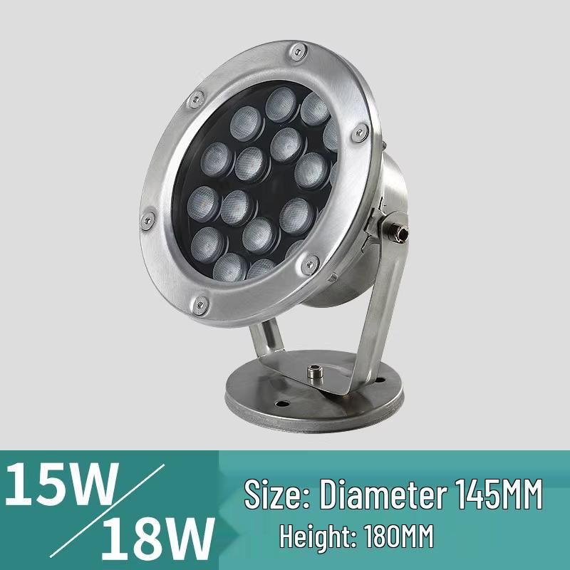 Светодиодный водонепроницаемый прожектор для пруда: Светильник для аквариума и пруда с вариантами 12В 3Вт/6Вт/12Вт