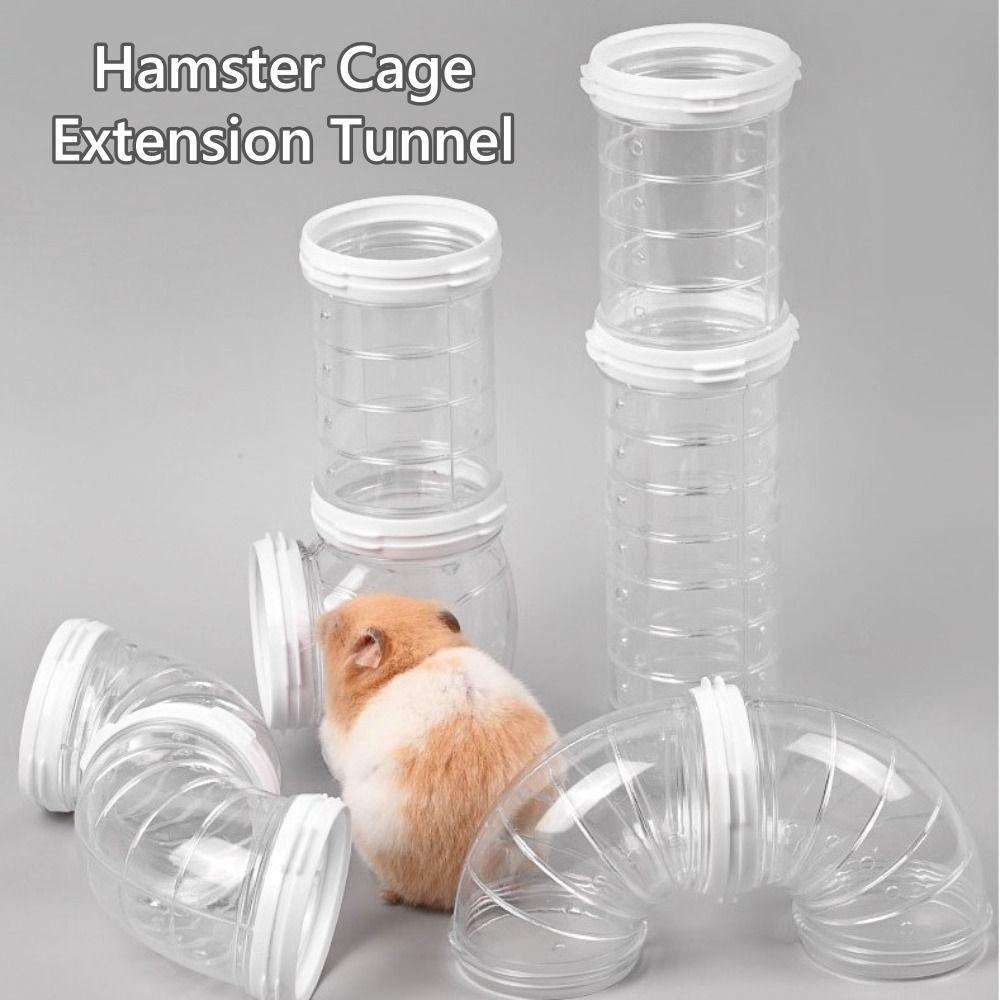 Клетка для хомяка Трубы для клетки хомяка Случайно сращенные туннель для передвижения морской свинки для мелких домашних животных
