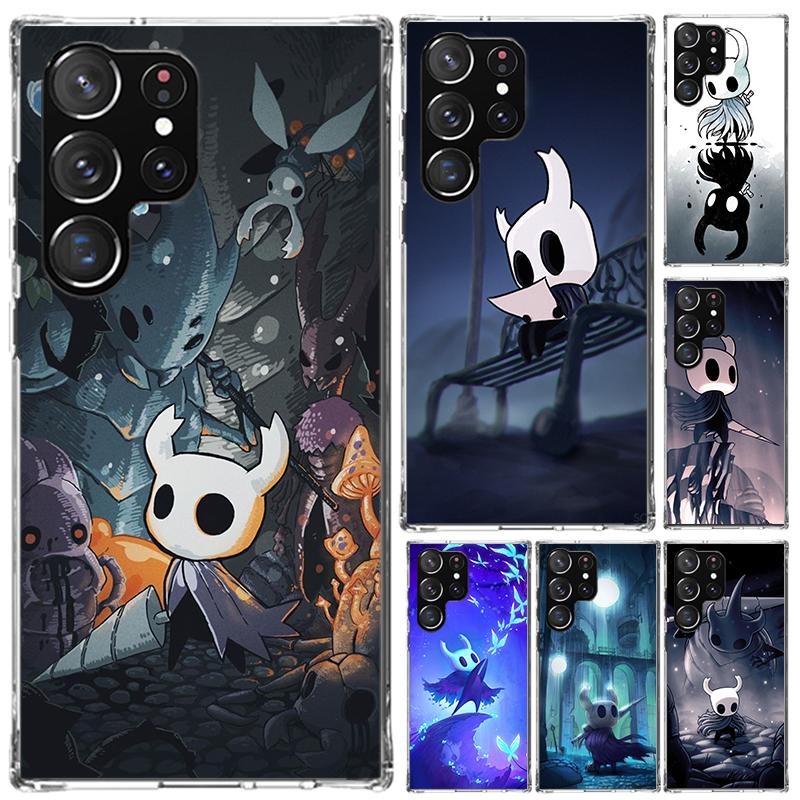 Hollow Knight Cartoon Phone Case for Samsung Galaxy S26 S24 S23 Ultra S25 Edge S22 S21 Plus S20 FE + Soft Print Shell Funda Gala