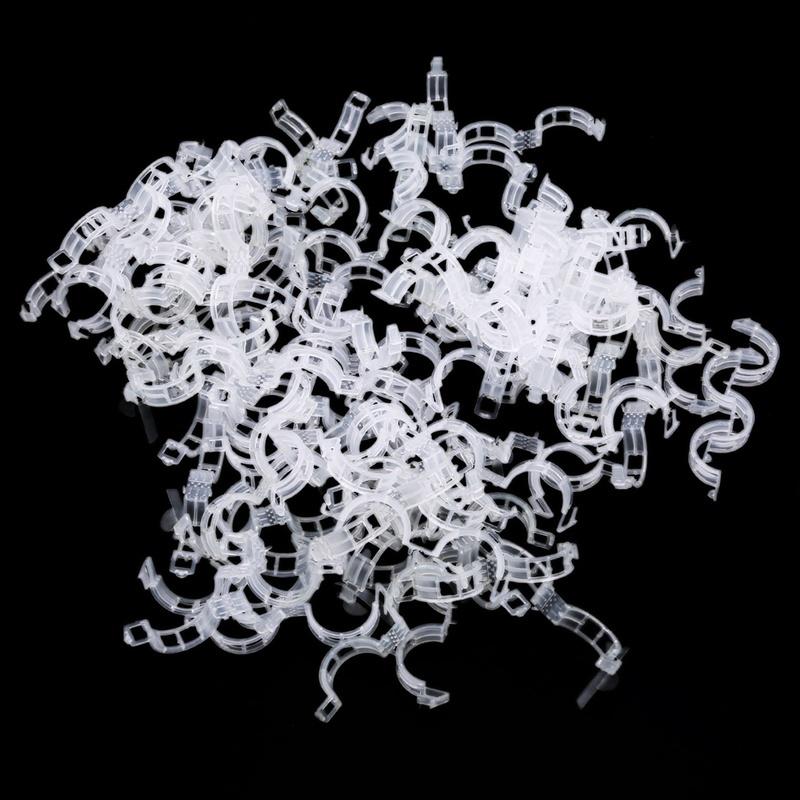 100 ШТ. Садовые растения Цветы Связанный Пучок Зажим для Ветки Инструменты Фрукты Овощи Поддержка Лозы Зажимы