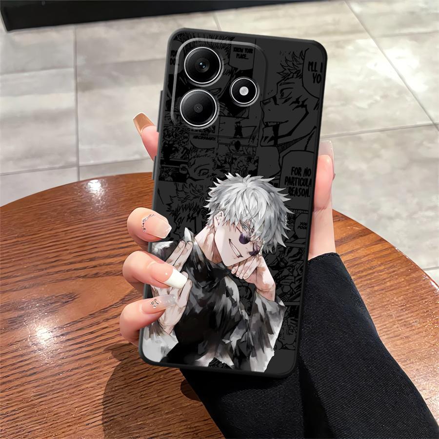 Мягкий задний чехол-бампер для Xiaomi Redmi Note 10 9 8 Pro 11 13 12 Pro Plus 12S 9s 10S 11S с персонажами мультфильмов и аниме