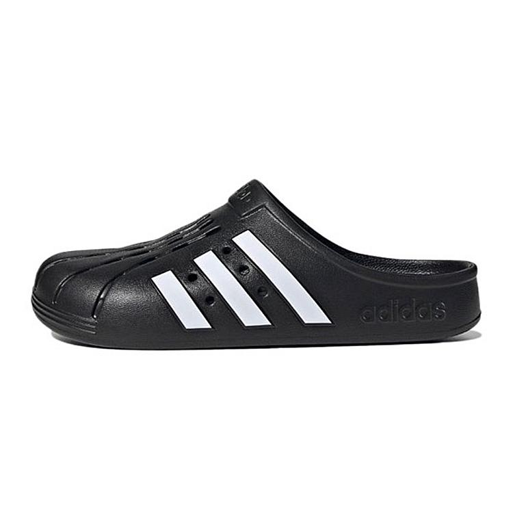 adidas Адидас Нескользящие Закрытые Тапочки Унисекс Черно-Зеленые GZ5886(Команда47-)