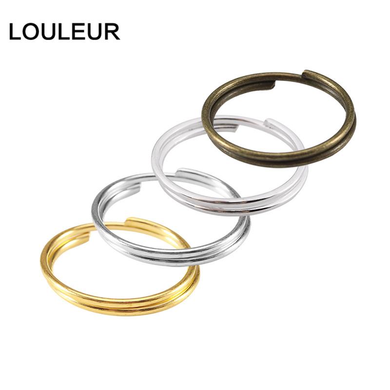 690 шт./Коробка 4/5/6/8/10/12 мм Железные Разомкнутые Колечки Double Loops Золотой Цвет Разъемные Колечки Соединители Принадлежности для Изготовления Бижутерии Своими Руками