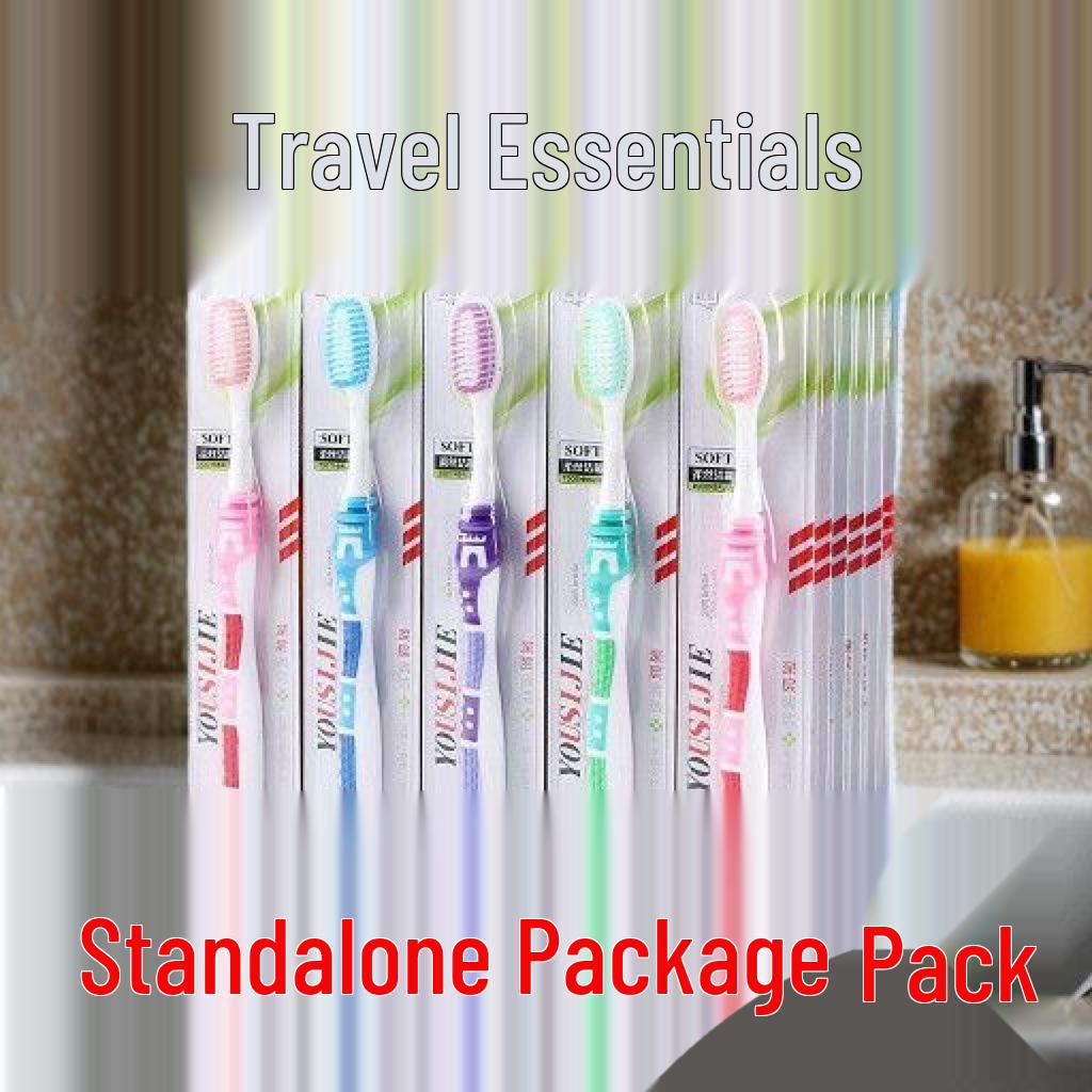 In-Stock Family Pack Antibacterial Toothbrush with Soft, Fine Bristles for Men, Women, and Adults - Home Essential (1-30 Pieces)