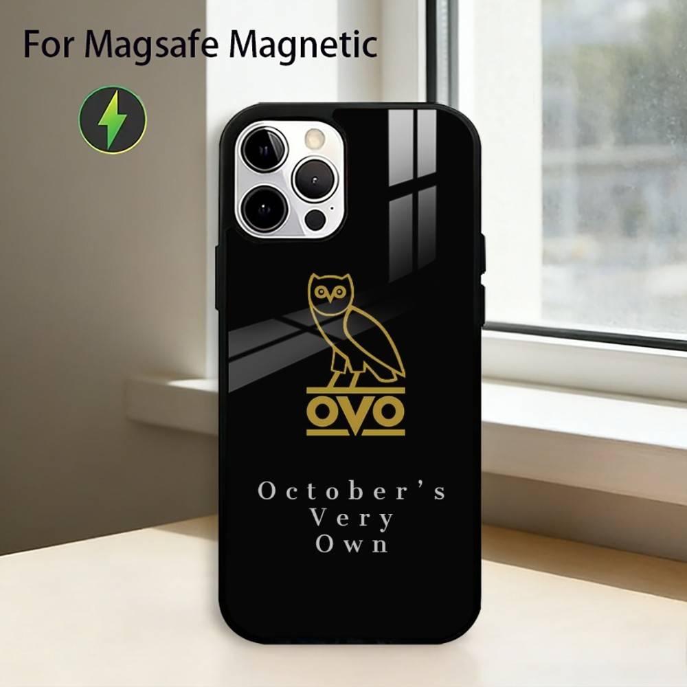 D-Drake OvO O-OWL Phone Case For iPhone17,16,15,14,13,12,11 Plus,Pro Magnetic with Magsafe Wireless Charging