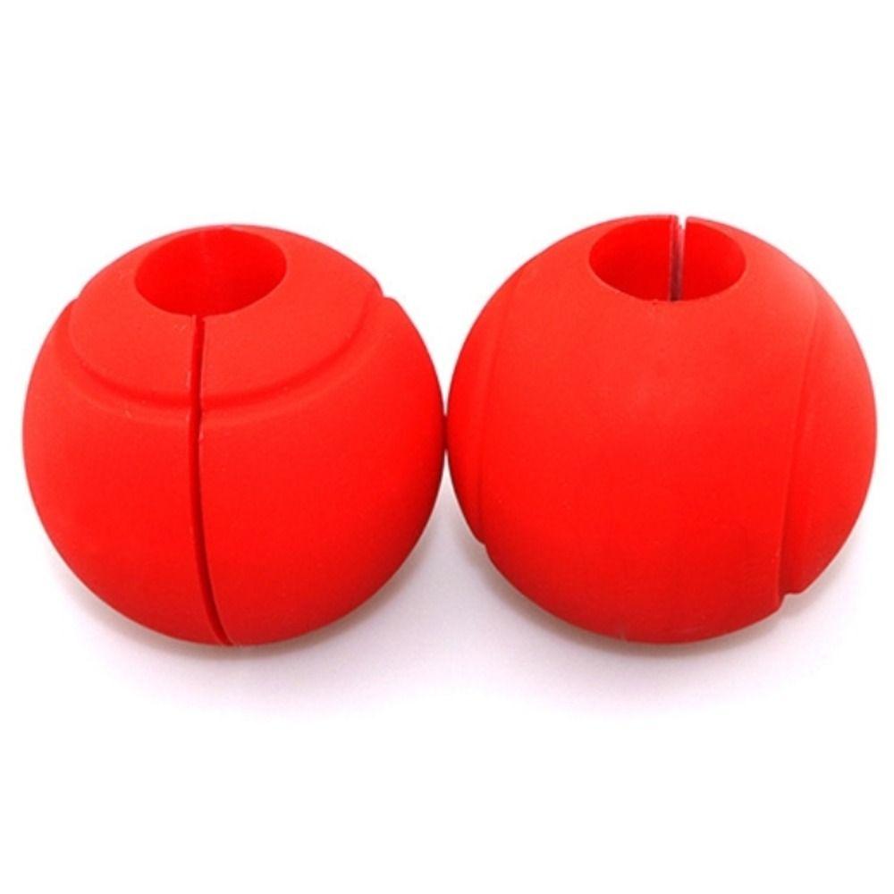 1 Pair Reduce Palm Pressure Barbell Grip Ball Weightlifting Fitness Equipment Bodybuilding