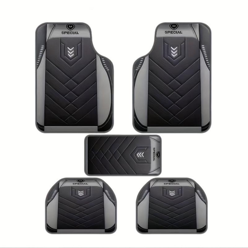 5pcs Car Floor Mats - Anti Dirty and Wear-Resistant Floor Mat, Fit for Most Vehicles, Durable Polyester, Fits for Home & Car Use