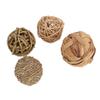 4Pcs Small Animal Activity Toy Pets Chew Balls Bunny Rabbits Guinea Pigs Gerbils