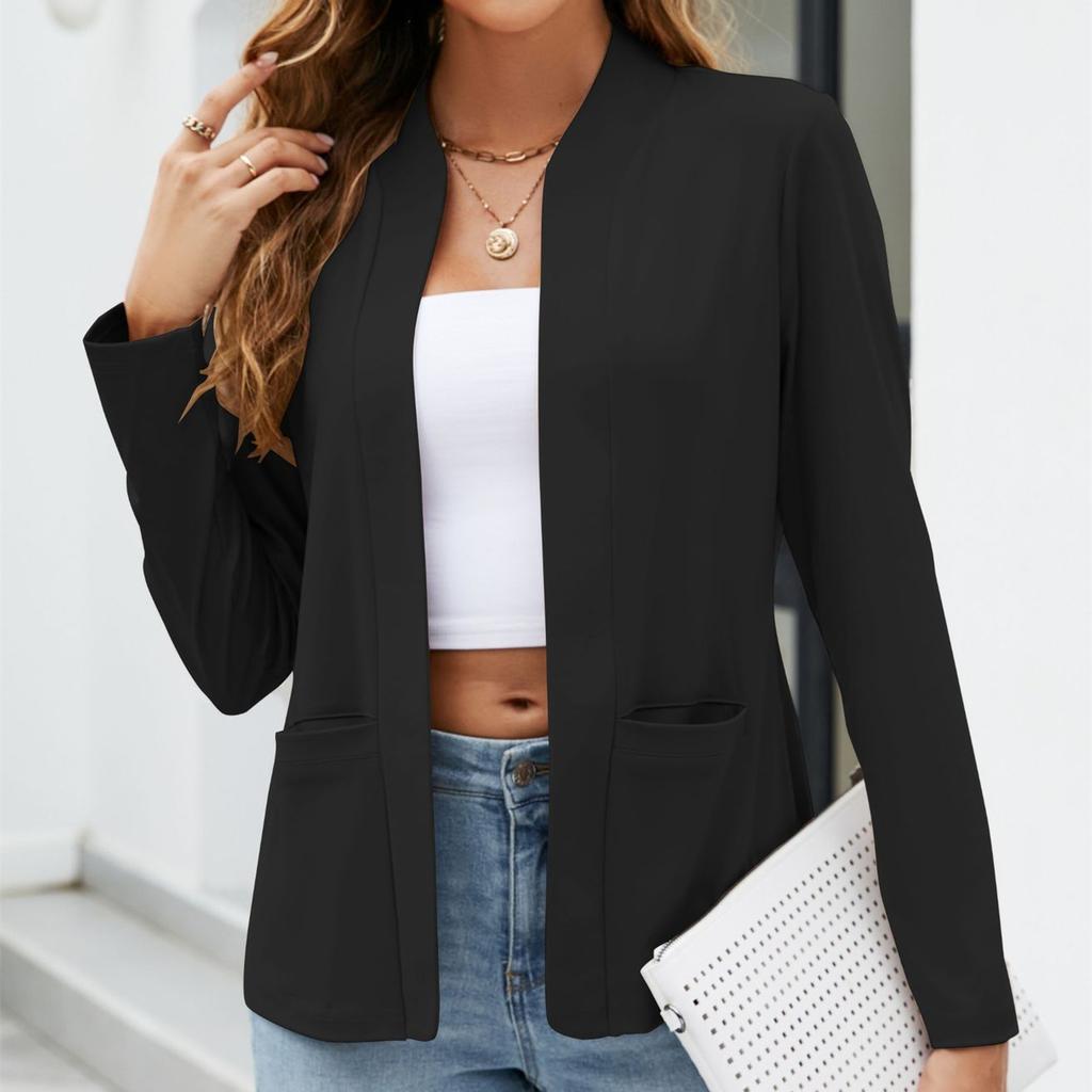 YYFS Женские модные повседневные весенне-осенние однотонные блузки и рубашки с длинными рукавами с принтом