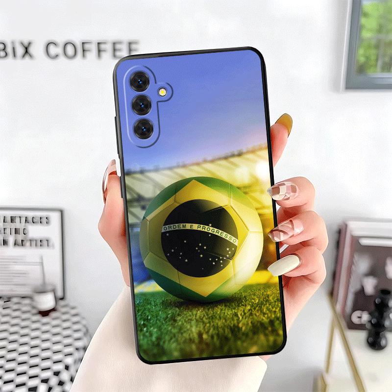 Brazil Brazilian Flag Soft Phone Case for Samsung A17 A37 A57 A16 A26 A36 A56 A15 A25 A35 A55 A14 A24 A34 A54 A13 A23 A33 A53 A5