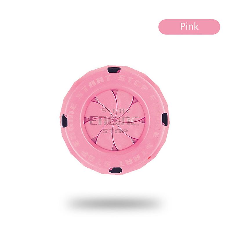 Rotary Push Start Button Cover Auto Spin Engine Start Stop Button Cover Decorative Auto Accessories Push Button Cover