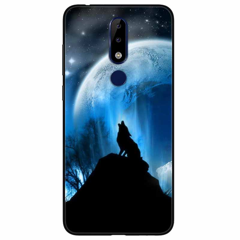 Для Nokia 5.1 Plus Чехол Мягкий Силикон Мультфильм Модный ТПУ Чехлы для Телефона для Nokia X5 Обложка 5.1Плюс Милый для NokiaX5 Защитный