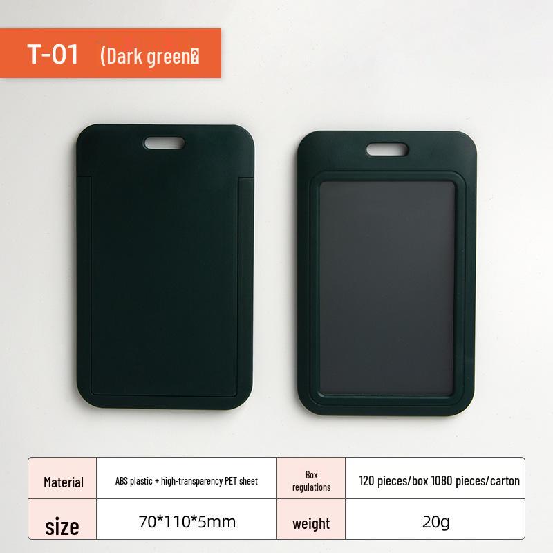 Student Campus ID and Access Card Holder for Bus, Meal, Room Cards - Hard Shell, Custom Printing Available.