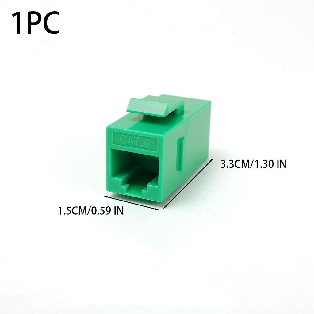 Для RJ45 CAT6 Keystone Муфта Гнездо-Гнездо Вставка Прямая Муфта CAT6 Keystone Цветной Сетевой Прямой Соединитель