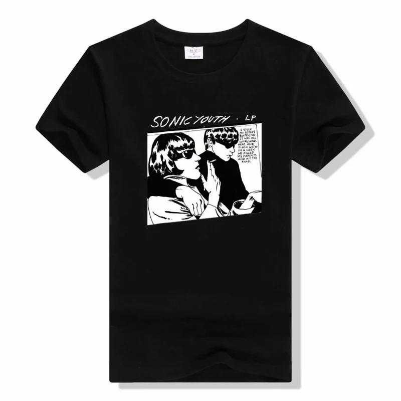 Крутая одежда рок-группы Sonic Youth Графические футболки Мужские ...