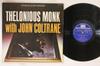 LP Record THELONIOUS MONK, JOHN COLTRANE - Thelonious Monk, John Coltrane SR7002 RIVERSIDE 1962 Japan Jazz Used