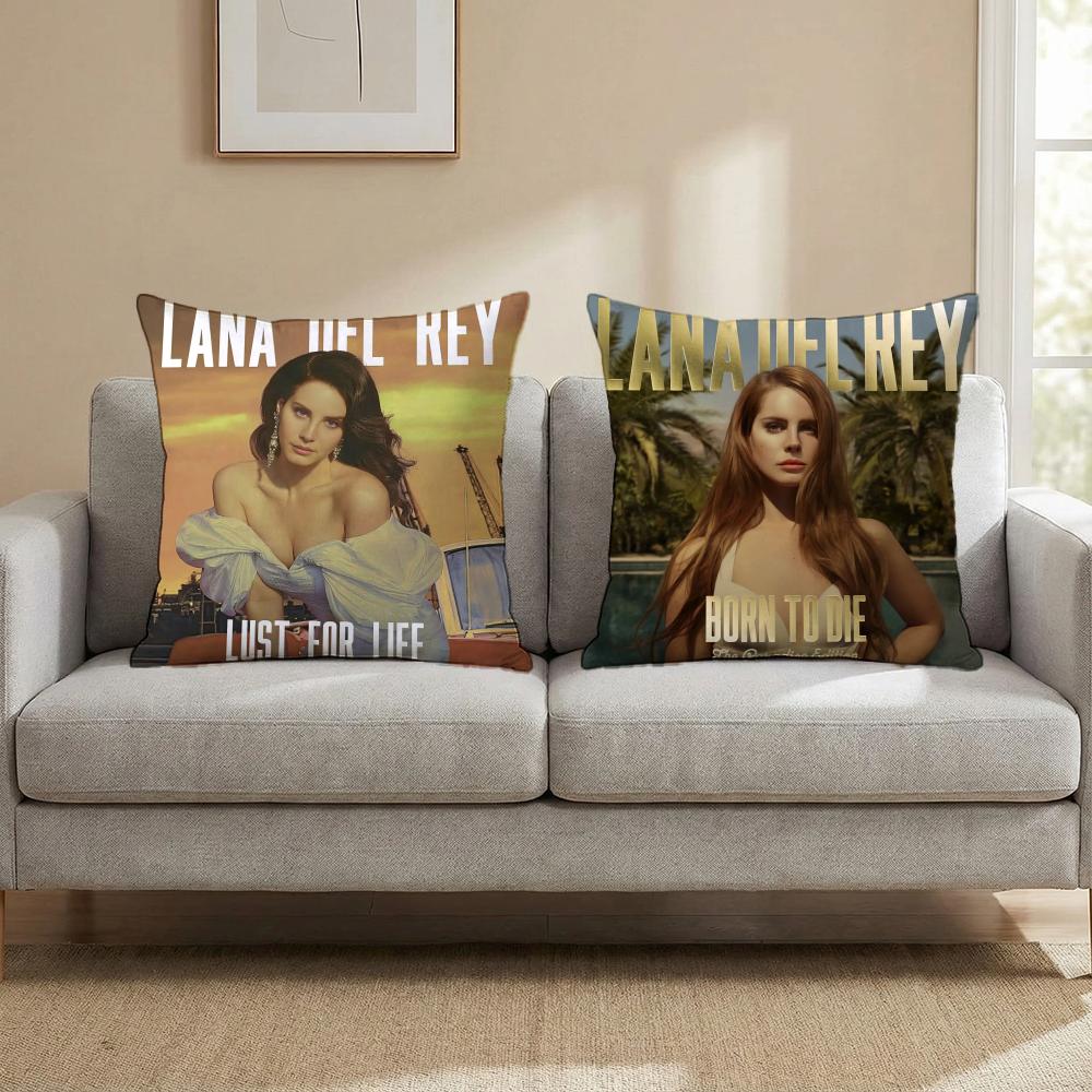 Чехол для подушки Singer L-Lana Del Rey, многоцелевой, для дома и автомобиля - Двусторонний, мягкий и прочный, для повседневного использования